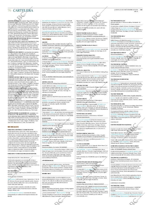 ABC MADRID 16-09-2010 página 76