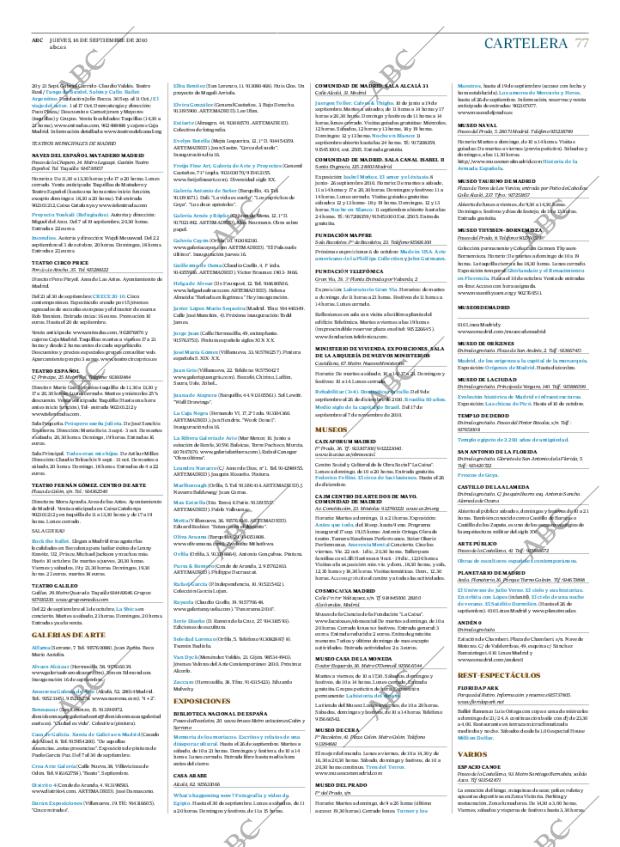 ABC MADRID 16-09-2010 página 77