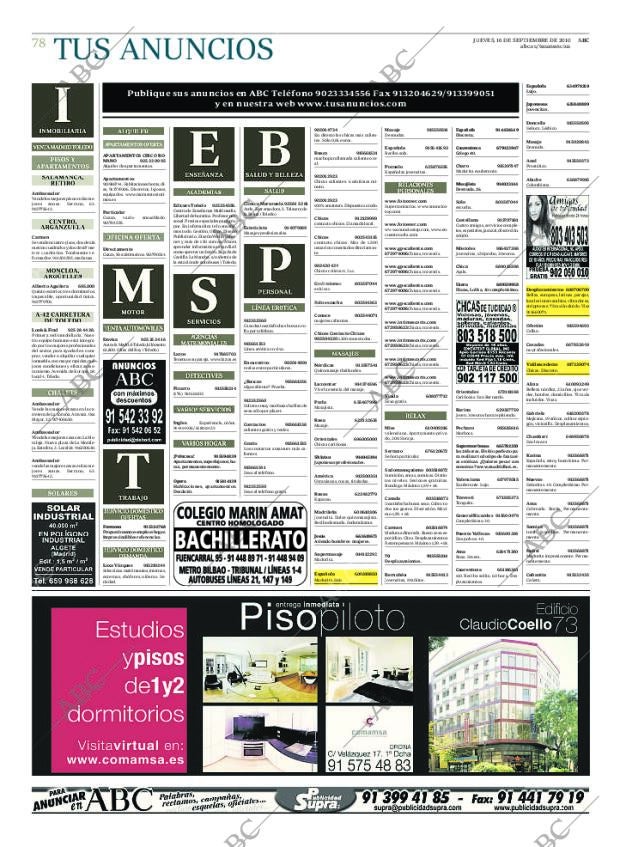 ABC MADRID 16-09-2010 página 78