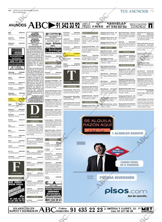 ABC MADRID 16-09-2010 página 79