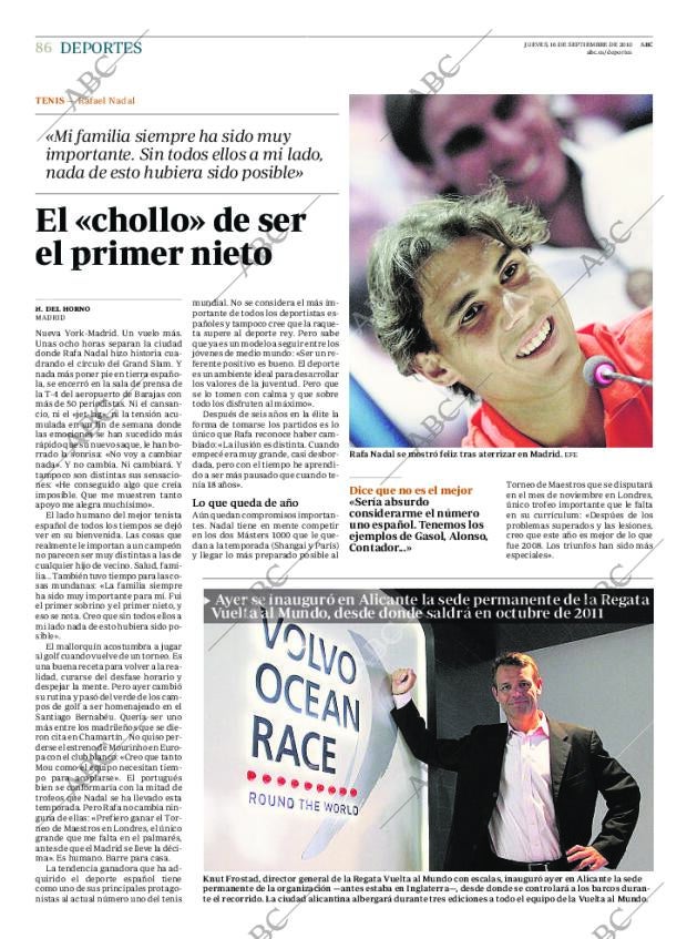 ABC MADRID 16-09-2010 página 86