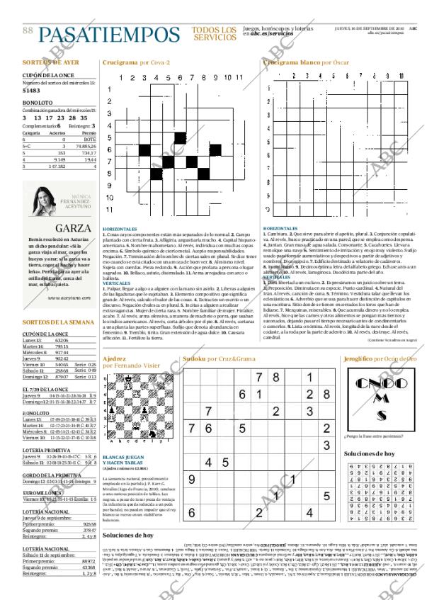 ABC MADRID 16-09-2010 página 88