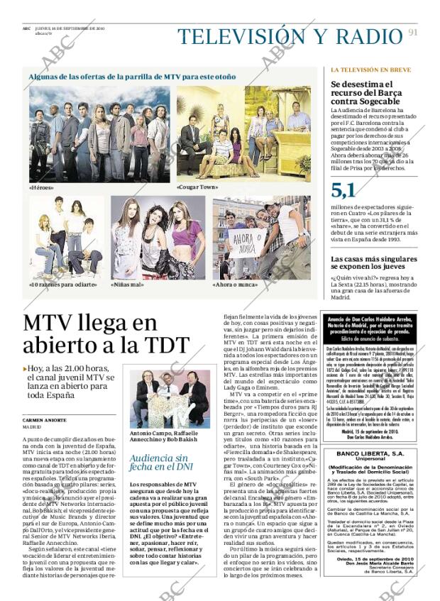 ABC MADRID 16-09-2010 página 91
