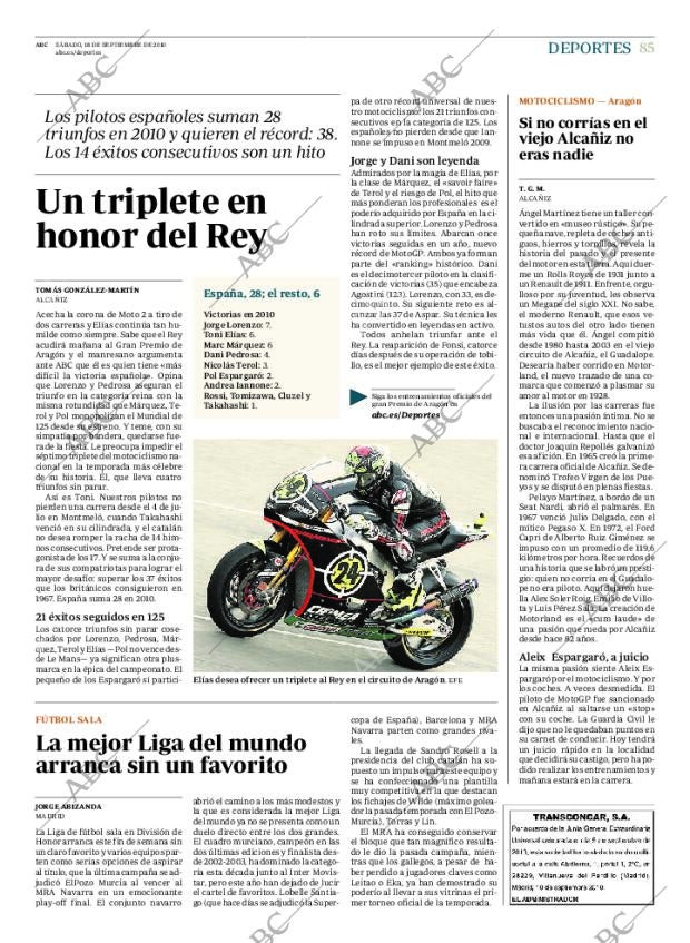 ABC CORDOBA 18-09-2010 página 85