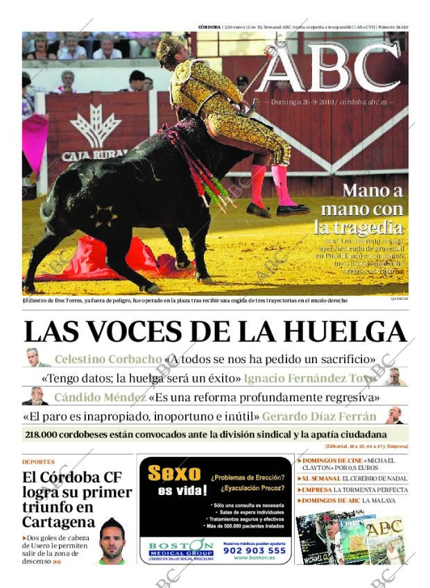 ABC CORDOBA 26-09-2010 página 1