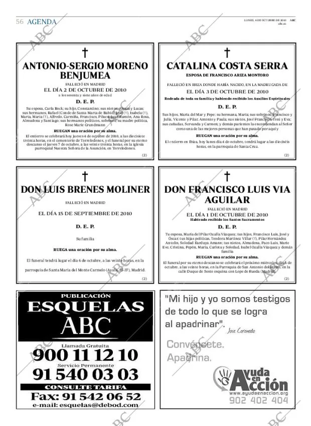 ABC MADRID 04-10-2010 página 56