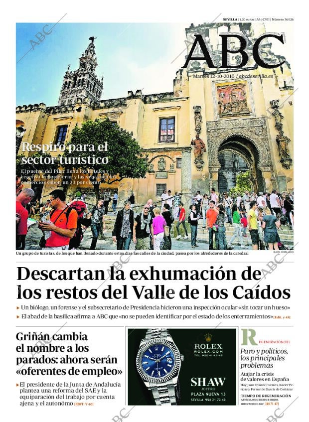 ABC SEVILLA 12-10-2010 página 1