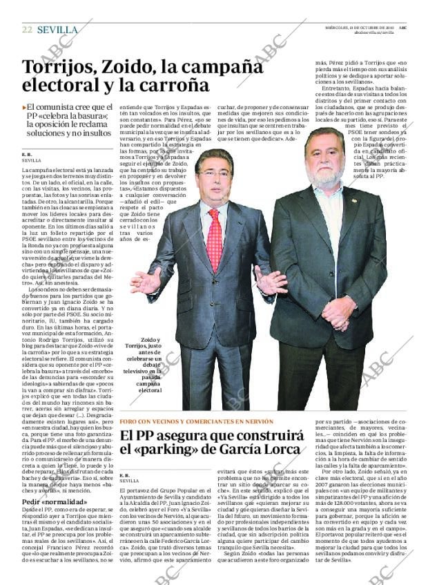 ABC SEVILLA 13-10-2010 página 22