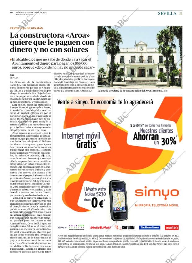 ABC SEVILLA 13-10-2010 página 31