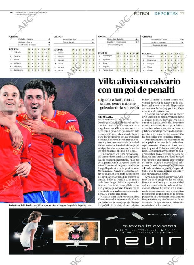 ABC SEVILLA 13-10-2010 página 77