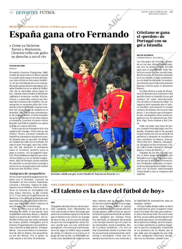ABC SEVILLA 14-10-2010 página 90