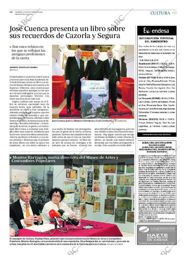 ABC SEVILLA 15-10-2010 página 69