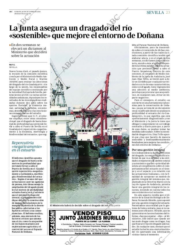 ABC SEVILLA 16-10-2010 página 23