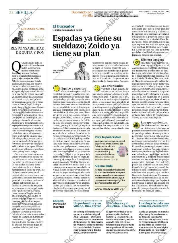 ABC SEVILLA 18-10-2010 página 22