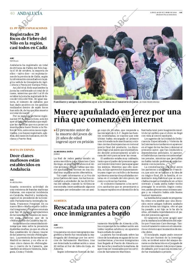 ABC SEVILLA 18-10-2010 página 40