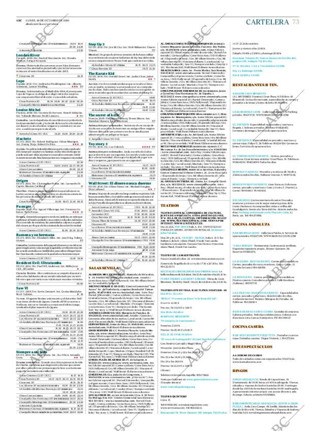 ABC SEVILLA 18-10-2010 página 73