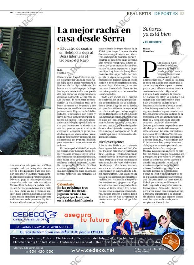 ABC SEVILLA 18-10-2010 página 83