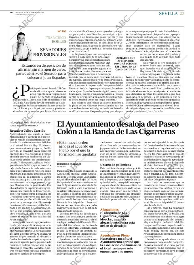 ABC SEVILLA 19-10-2010 página 23