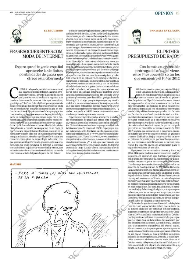 ABC SEVILLA 20-10-2010 página 15