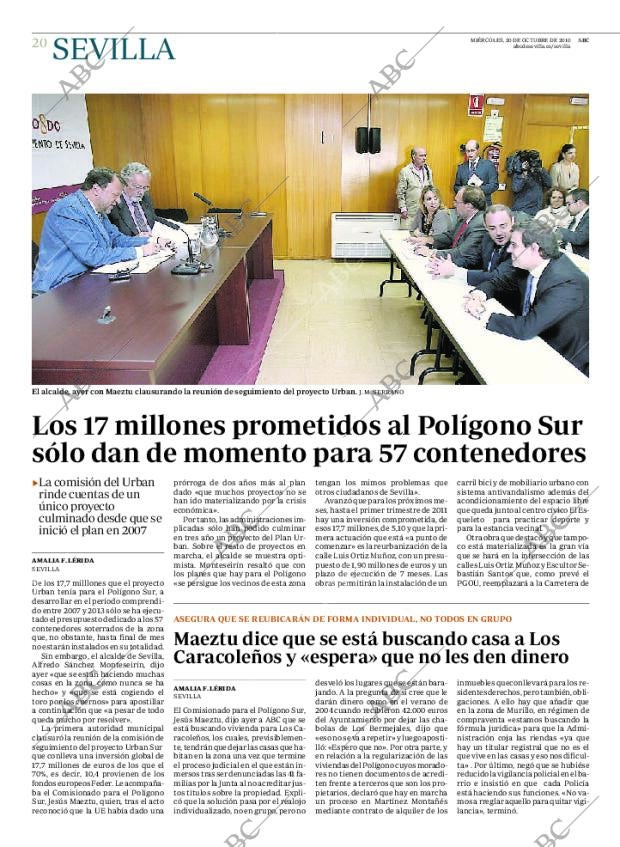 ABC SEVILLA 20-10-2010 página 20