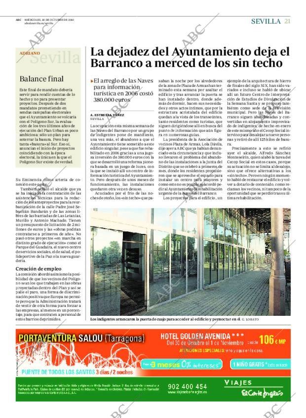 ABC SEVILLA 20-10-2010 página 21