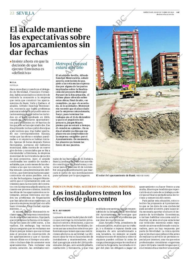 ABC SEVILLA 20-10-2010 página 22
