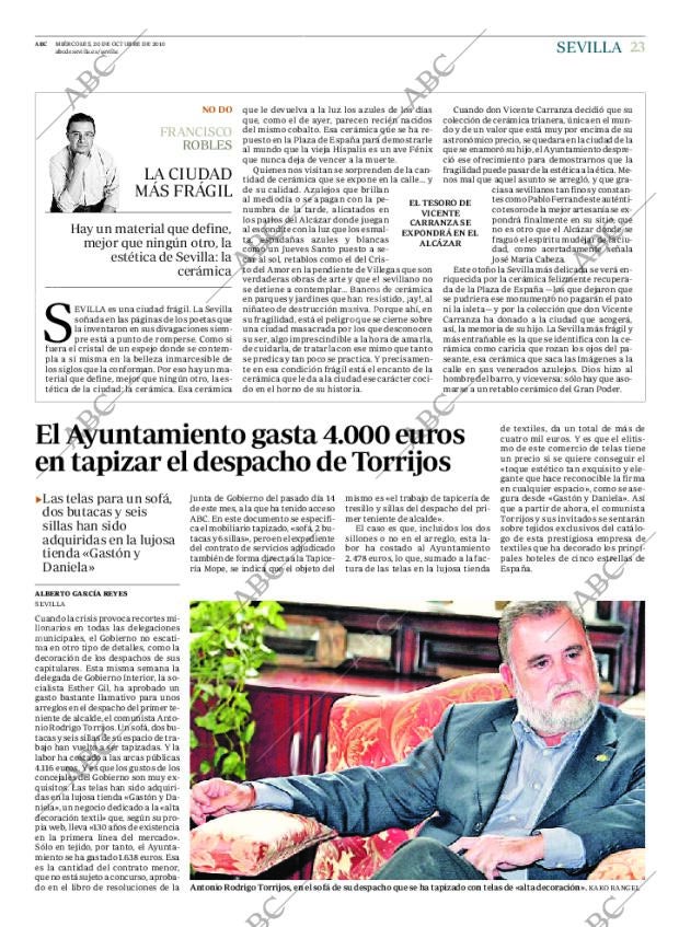 ABC SEVILLA 20-10-2010 página 23