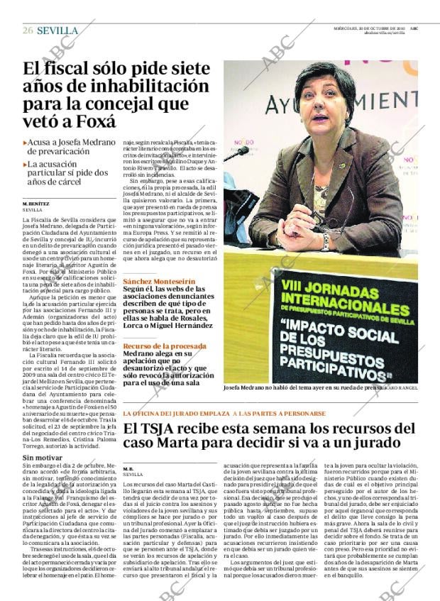 ABC SEVILLA 20-10-2010 página 26