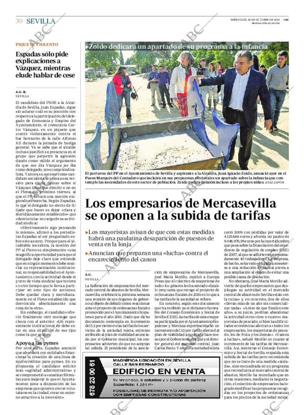 ABC SEVILLA 20-10-2010 página 30
