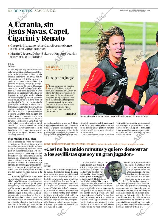 ABC SEVILLA 20-10-2010 página 80