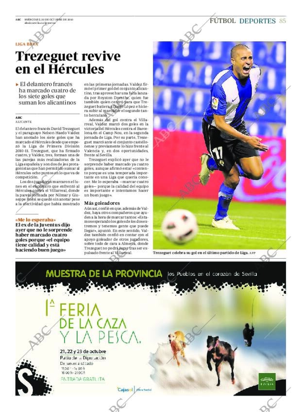 ABC SEVILLA 20-10-2010 página 85