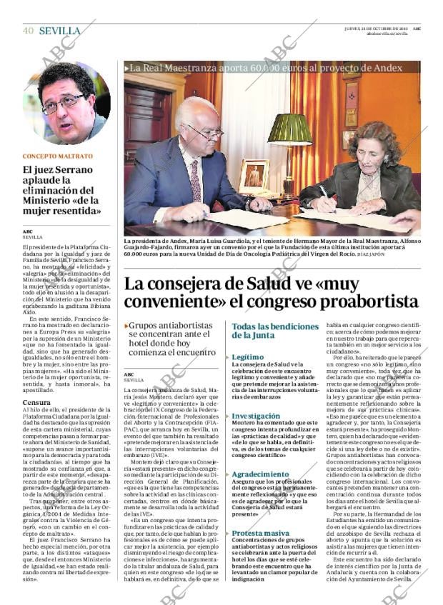 ABC SEVILLA 21-10-2010 página 40
