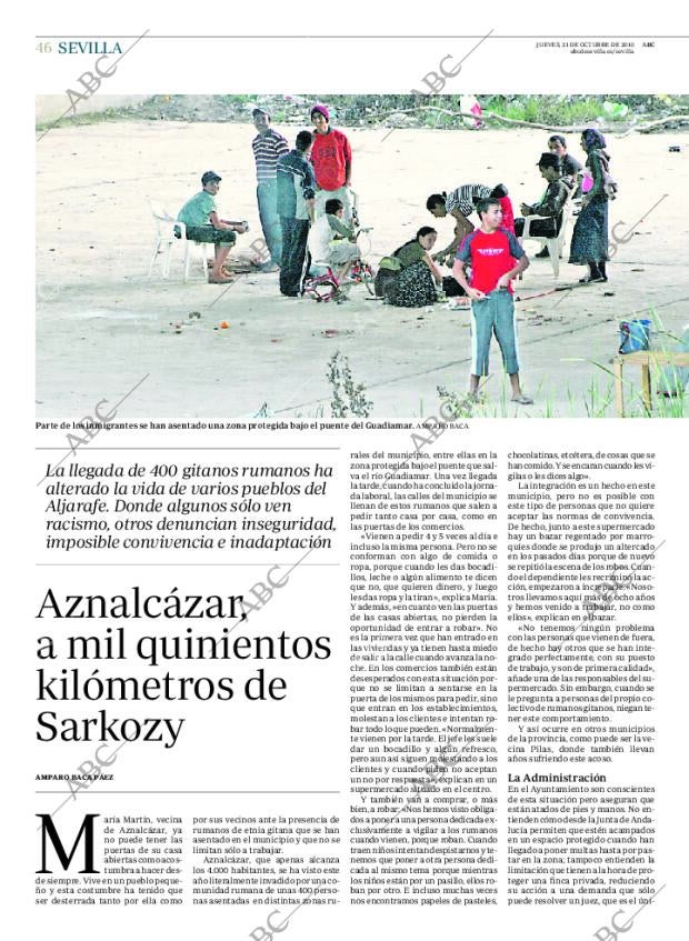 ABC SEVILLA 21-10-2010 página 46
