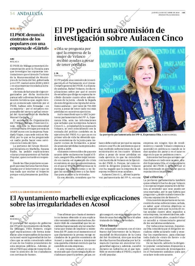 ABC SEVILLA 21-10-2010 página 54
