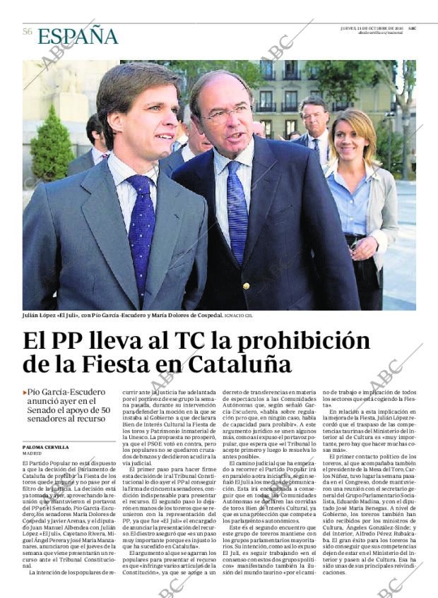 ABC SEVILLA 21-10-2010 página 56