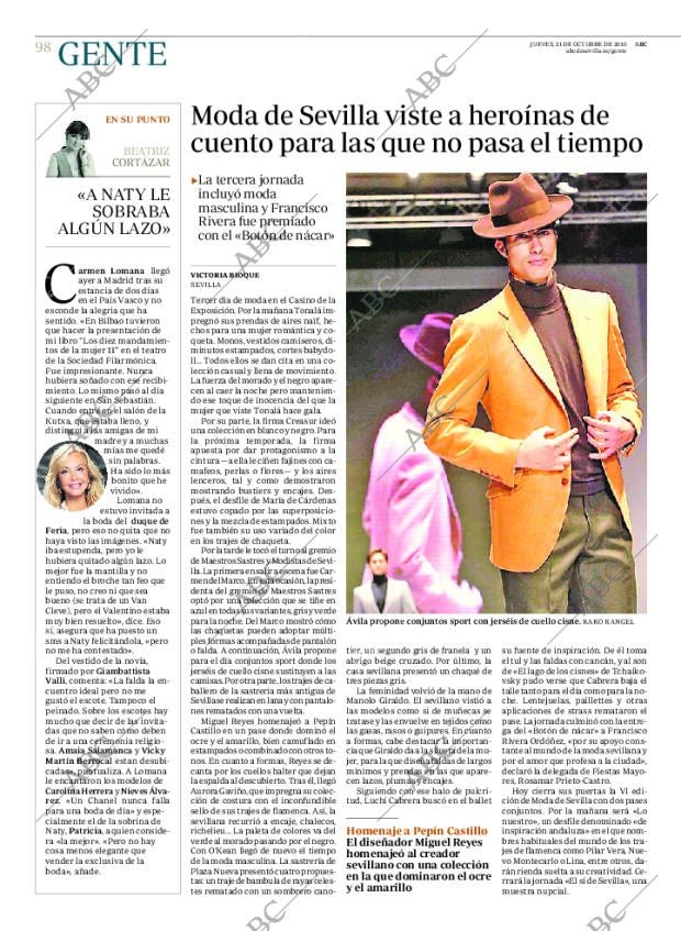 ABC SEVILLA 21-10-2010 página 98