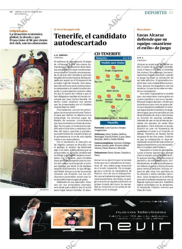 ABC CORDOBA 22-10-2010 página 83