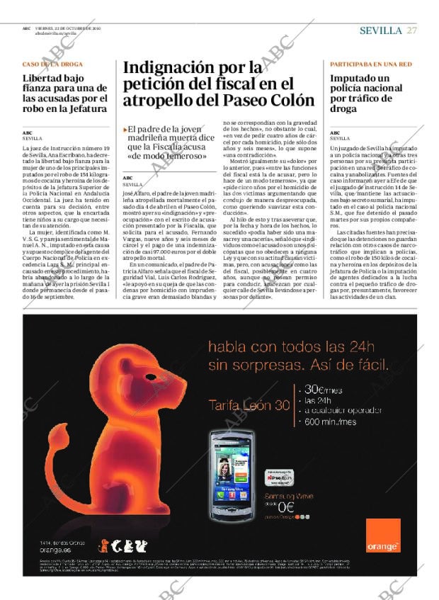 ABC SEVILLA 22-10-2010 página 27