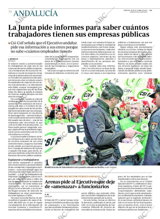 ABC SEVILLA 22-10-2010 página 38