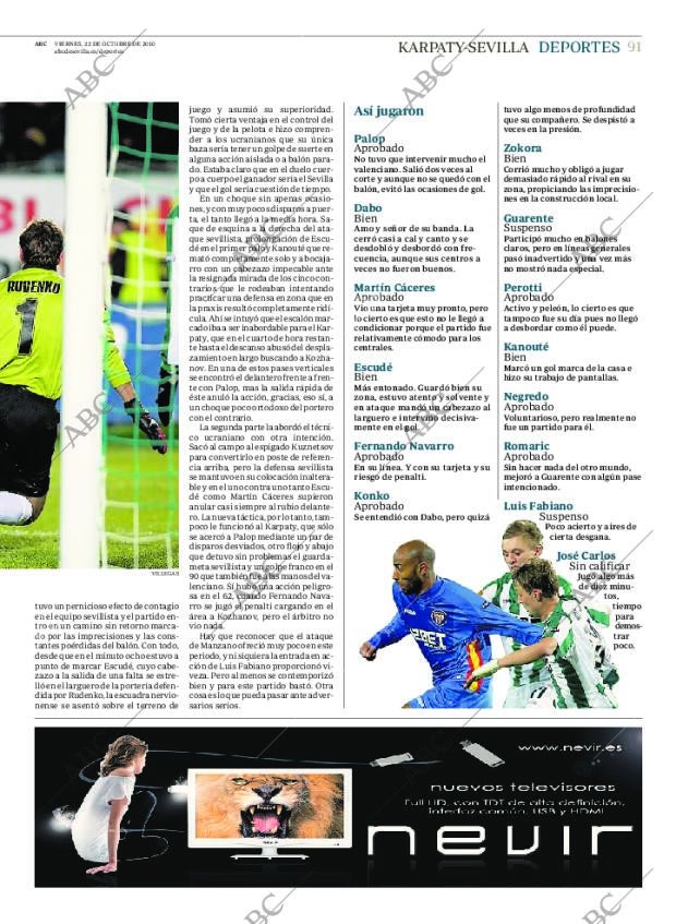 ABC SEVILLA 22-10-2010 página 91