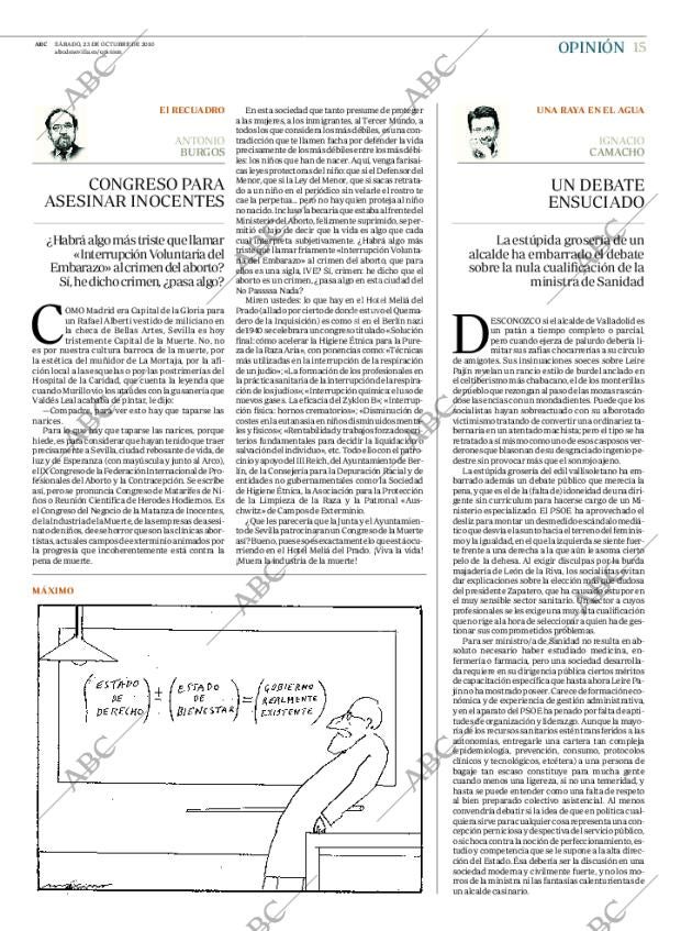 ABC SEVILLA 23-10-2010 página 15