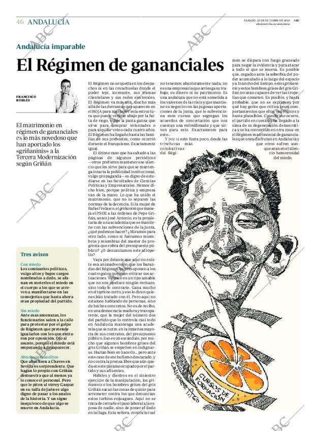 ABC SEVILLA 23-10-2010 página 46