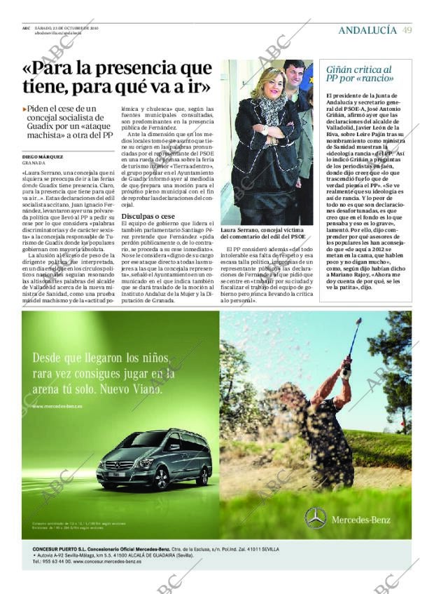 ABC SEVILLA 23-10-2010 página 49