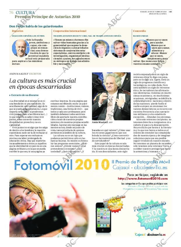 ABC SEVILLA 23-10-2010 página 76