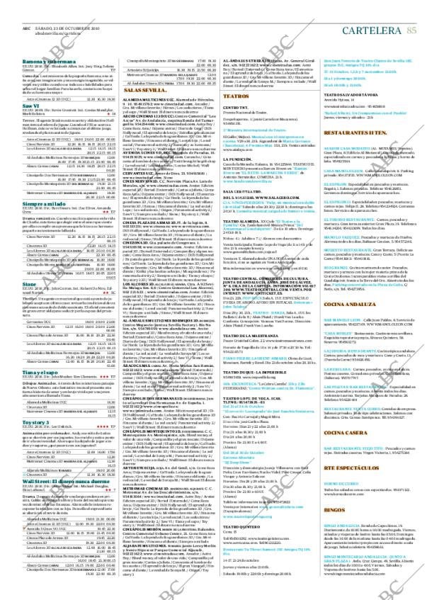 ABC SEVILLA 23-10-2010 página 85