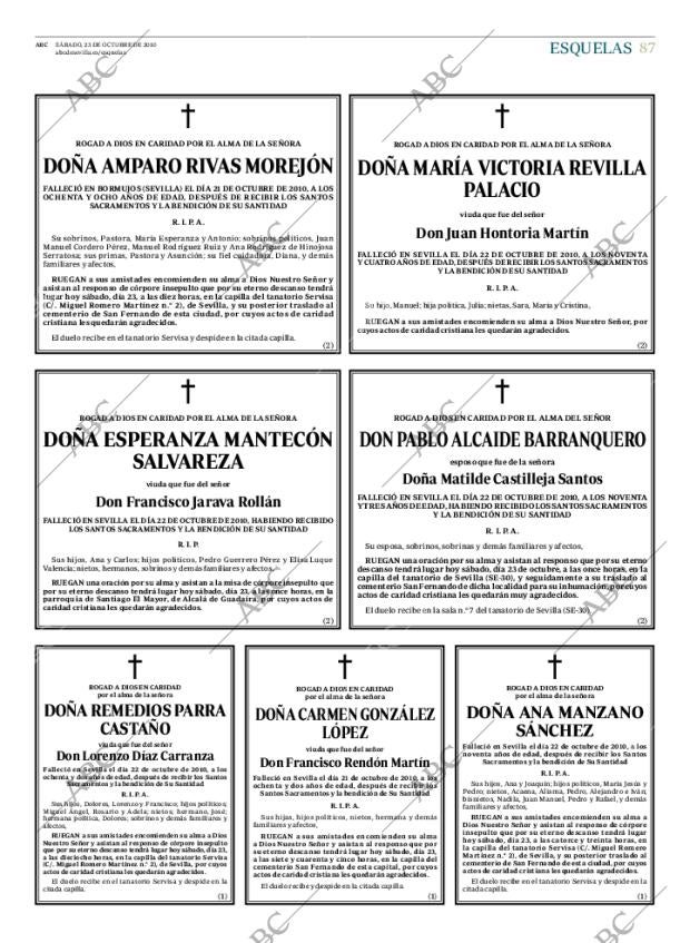ABC SEVILLA 23-10-2010 página 87