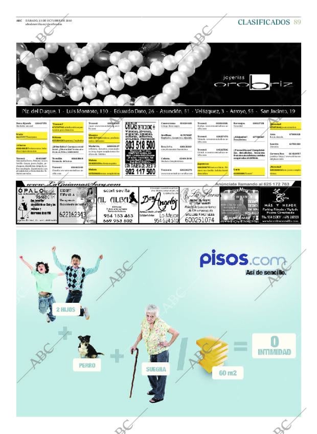 ABC SEVILLA 23-10-2010 página 89