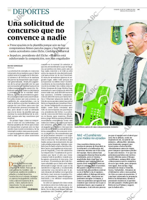 ABC SEVILLA 23-10-2010 página 90