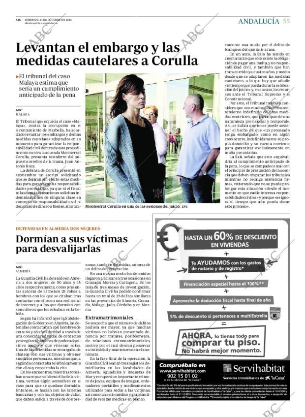ABC SEVILLA 24-10-2010 página 55
