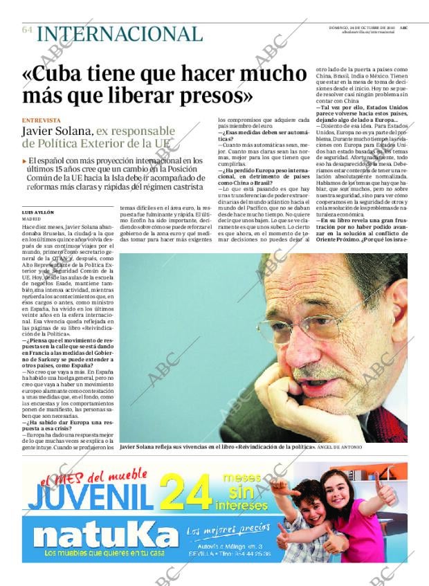 ABC SEVILLA 24-10-2010 página 64